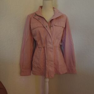 Women's Pink Hooded Jacket